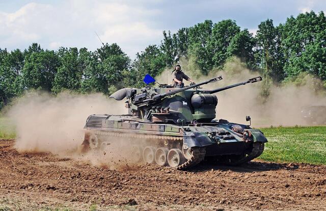 Flugabwehrkanonenpanzer "Gepard". (Foto: Rainer Lippert; CC BY-SA 4.0)