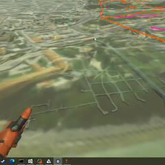 Visualisierung aller Bewegungsebenen (Supersurface - Surface - Subsurface) eines relevanten Geländeabschnittes mit Virtual Reality. (Foto: Bundesheer/Christian Ninaus)
