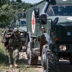 Zunehmend werden geschützte Fahrzeuge für die vielfältigen Aufgaben verwendet. (Foto: Bundesheer/Miesenböck)