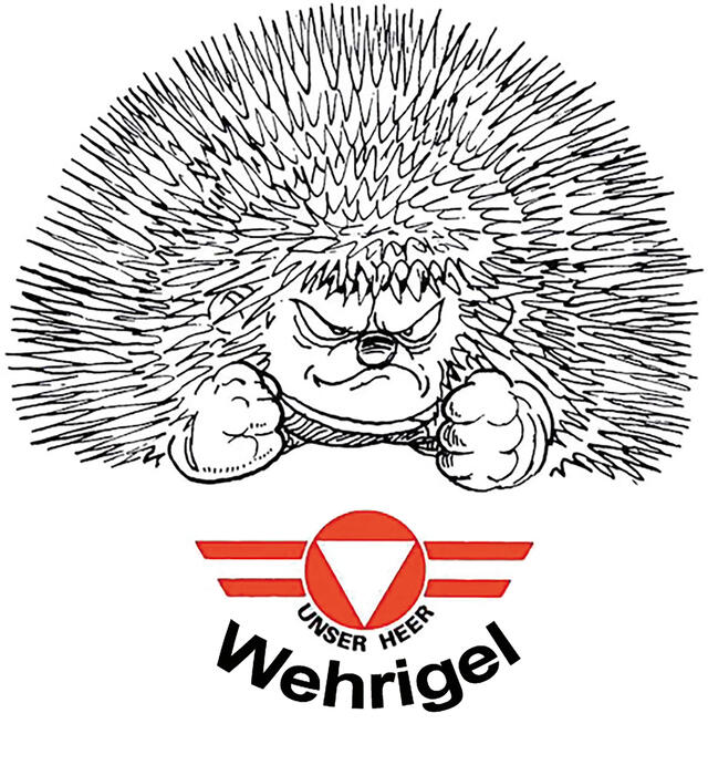 Der „Wehrigel“ war einst Ausdruck für die Wehrhaftigkeit Österreichs durch die militärische Landesverteidigung. (Grafik: Heinz Hailwax)