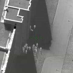 Ein Wärmestrahlungsluftbild, fotografiert mit dem FLIR380HD. (Foto: Bundesheer/Luftaufklärungsstaffel)