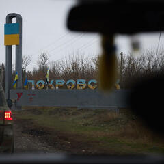 Die ukrainische Stadt Pokrowsk ist seit Mitte 2024 ein Hotspot des Ukraine-Krieges. (Foto: The President of Ukraine; CC)