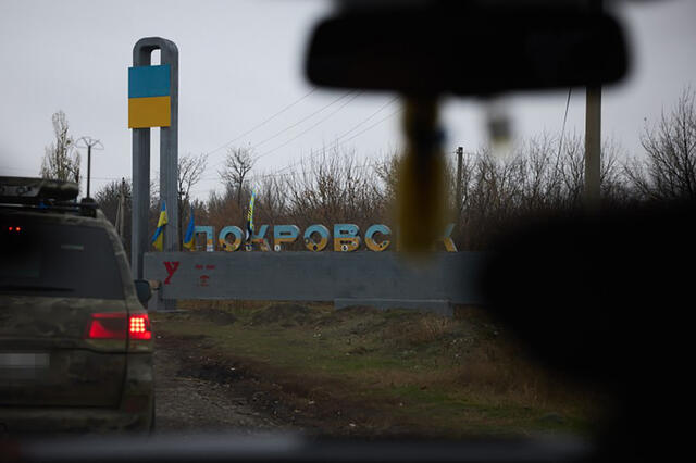 Die ukrainische Stadt Pokrowsk ist seit Mitte 2024 ein Hotspot des Ukraine-Krieges. (Foto: The President of Ukraine; CC)