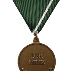 Milizmedaille Vorderseite (Foto: Peter Steiner)