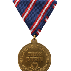 Die Wehrdiensterinnerungsmedaille in Gold. (Foto: Peter Steiner)