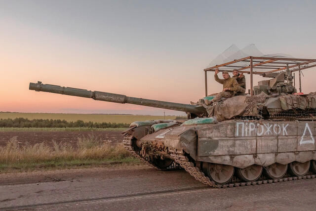 Ein von den ukrainischen Streitkräften im Raum Kursk eroberter russischer Kampfpanzer T-90M. (Foto: Roman Pilipey/mil.gov.ua; Cc BY-SA 4.0)
