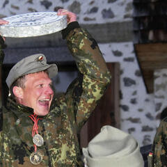 Die siegreiche Mannschaft des Gebirgsjäger-Bataillons 233 aus Mittenwald. (Foto: Bundesheer/Michael Kerschat)