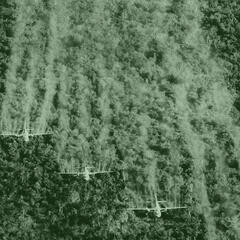 Aussprühen von Herbizid im Vietnamkrieg 1965. (Foto: U.S. Air Force; gemeinfrei)