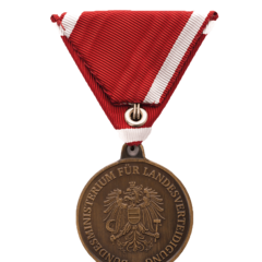 Einsatzmedaille lit. b Rückseite (Foto: Peter Steiner)