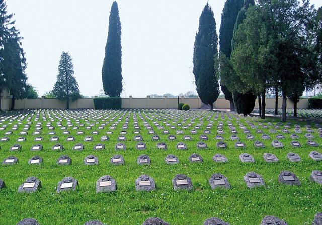 K. u. k. Kriegerfriedhof Fogliano di Redipuglia. (Foto: Österreichisches Schwarzes Kreuz; gemeinfrei)